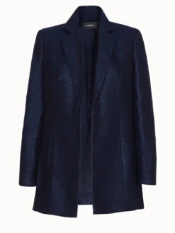 AKRIS Long Jacket In Lurex Cool Wool -AKRIS Sales Store 2019004 6636 00 020847 079 e