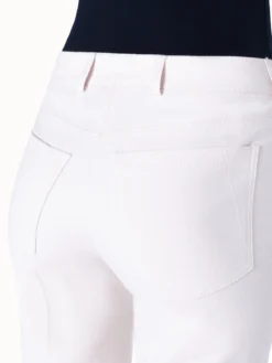 AKRIS Pants In Double Face Stretch Cotton Silk -AKRIS Sales Store 20190121 011w e