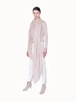 AKRIS Cashmere Silk Scarf With Subtle Fringe -AKRIS Sales Store 20190228 795 e