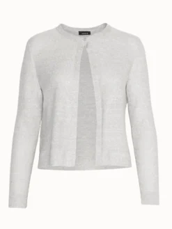 AKRIS Cardigan In Linen With Long Sleeves -AKRIS Sales Store 20190821 5528 e CC081