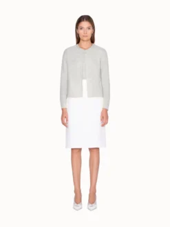 AKRIS Cardigan In Linen With Long Sleeves -AKRIS Sales Store 20190829 178 cc e