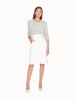 AKRIS Cardigan In Linen With Long Sleeves -AKRIS Sales Store 20190829 184 cc e