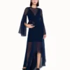 AKRIS Long Evening Dress In Silk