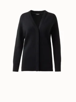 AKRIS Knit Milano Wool Silk Blend Cardigan