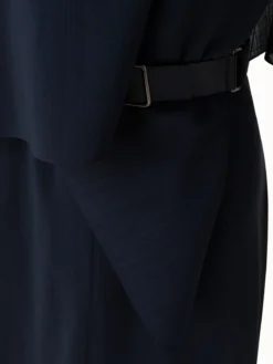 AKRIS Draped Midi Wool Crêpe Dress -AKRIS Sales Store 20200529 0002