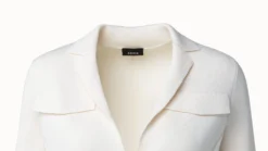 AKRIS Wool Silk Belted Knit Blazer -AKRIS Sales Store 20200903 7101502300312060011 0543 scaled