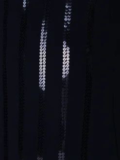 AKRIS Sheath Dress In Silk Crepe And Sequin Stripes -AKRIS Sales Store 445678