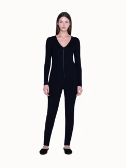 AKRIS Ribbed Knit V-Neck Pullover In Cashmere Silk -AKRIS Sales Store 446234