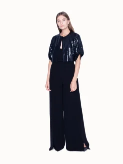 AKRIS Short Sequin Jacket With Silk Lining 10 AKRIS Short Sequin Jacket With Silk Lining -AKRIS Sales Store 446366