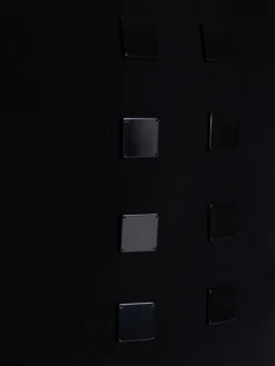 AKRIS Embellished Knit Pullover In Lurex Stretch With Deep V-Neck Back Cutout -AKRIS Sales Store 454856