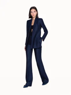 AKRIS Long Jacket In Lurex Cool Wool -AKRIS Sales Store 454864