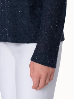 AKRIS Long Sleeve Pullover In Linen -AKRIS Sales Store 455214