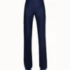 AKRIS Lurex Wool Bootcut Pants
