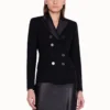 AKRIS Double-face Jacket With Satin Collar