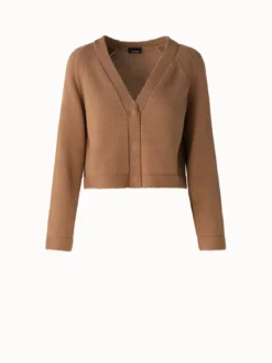 AKRIS Cropped Cotton Cardigan