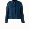 AKRIS Cropped Cashmere Double Face Jacket