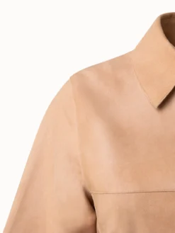 AKRIS Leather Polo Shirtdress -AKRIS Sales Store 535095