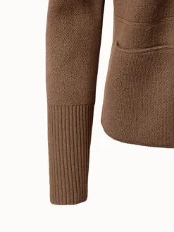 AKRIS Cashmere Zip Knit Cardigan -AKRIS Sales Store 537097