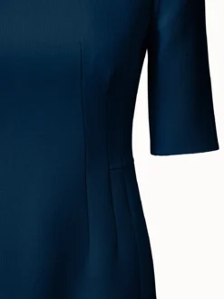 AKRIS Double Face Wool Crêpe Sheath Dress -AKRIS Sales Store 537125