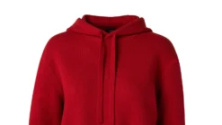 AKRIS Cropped Cashmere Piqué Hoodie Pullover -AKRIS Sales Store 539498 scaled