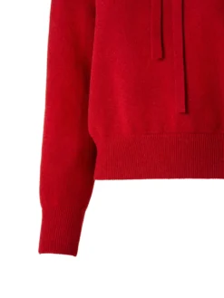 AKRIS Cropped Cashmere Piqué Hoodie Pullover -AKRIS Sales Store 539499