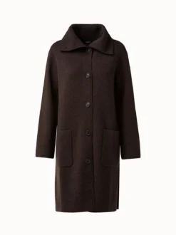 AKRIS Cashmere Piqué Knit Coat