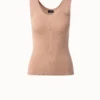 AKRIS Ribbed Sea Island Cotton Tank