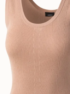 AKRIS Ribbed Sea Island Cotton Tank -AKRIS Sales Store 548684