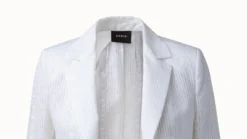 AKRIS Long Cotton Organza Striped Jacquard Jacket -AKRIS Sales Store 548693 scaled