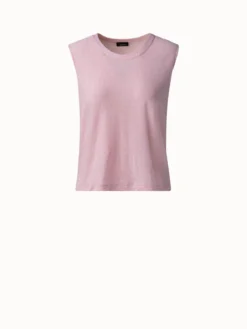 AKRIS Linen Sequins Knit Tank