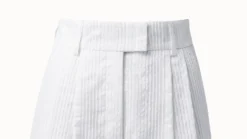 AKRIS Cotton Organza Jacquard Striped Shorts -AKRIS Sales Store 549679 scaled