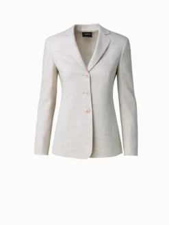 AKRIS Wool Cotton Piqué Jacket