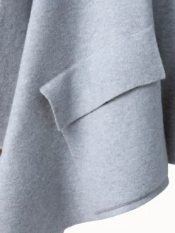 AKRIS Reversible Bi-color Cashmere Double Face Cape -AKRIS Sales Store 554319