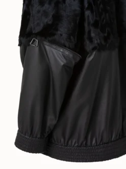 AKRIS Silk Lamb And Nappa Leather Blouson Jacket -AKRIS Sales Store 554446