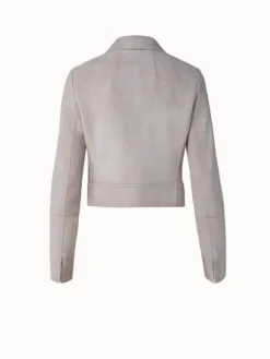 AKRIS Lamb Suede Leather Jacket -AKRIS Sales Store 555082
