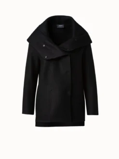 AKRIS Cashmere Jersey Cocoon Jacket