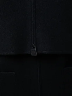 AKRIS 2-in-1 Cashmere Pique Sable Fur Collar Cardigan -AKRIS Sales Store 566109