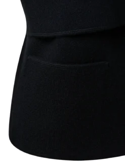 AKRIS 2-in-1 Cashmere Pique Sable Fur Collar Cardigan -AKRIS Sales Store 566110