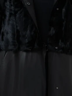 AKRIS Silk Lamb And Nappa Leather Blouson Jacket -AKRIS Sales Store 568826