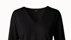 AKRIS Cashmere Silk Fine Gauge V-neck Knit -AKRIS Sales Store 574414 scaled