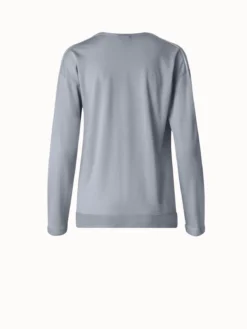 AKRIS Cashmere Silk Fine Gauge V-neck Knit -AKRIS Sales Store 574422