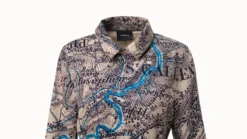 AKRIS Wool Mousseline Vintage St. Gallen Map Print Dress -AKRIS Sales Store 602630 scaled