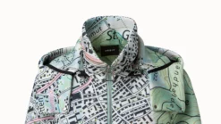 AKRIS Neoprene Parka St. Gallen Map Print -AKRIS Sales Store 603004 scaled
