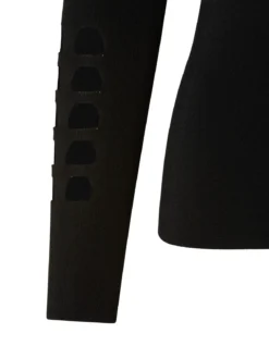 AKRIS Trapezoid Cutout Long Sleeve Knit Pullover -AKRIS Sales Store 605318