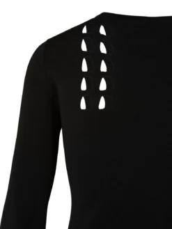 AKRIS Trapezoid Cutout Long Sleeve Knit Pullover -AKRIS Sales Store 605319