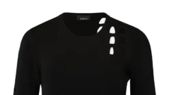 AKRIS Trapezoid Cutout Long Sleeve Knit Pullover -AKRIS Sales Store 605350 scaled