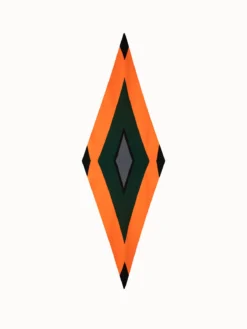 AKRIS Tiled Roof Intarsia Trapezoid Scarf -AKRIS Sales Store 610446