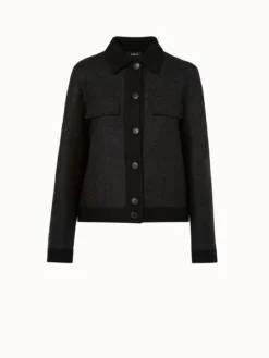 AKRIS Cashmere Double Face Jean Style Jacket