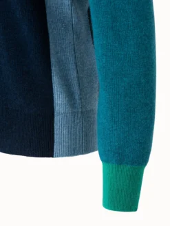 AKRIS Cashmere Cardigan Stitch Print 4 Knit Pullover -AKRIS Sales Store 647721