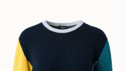 AKRIS Cashmere Cardigan Stitch Print 4 Knit Pullover -AKRIS Sales Store 647723 scaled